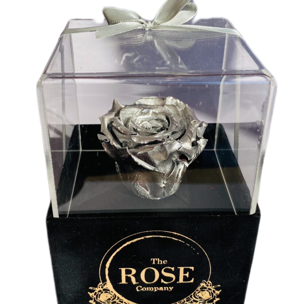 Silver Forever Rose – Black - The Forever Rose